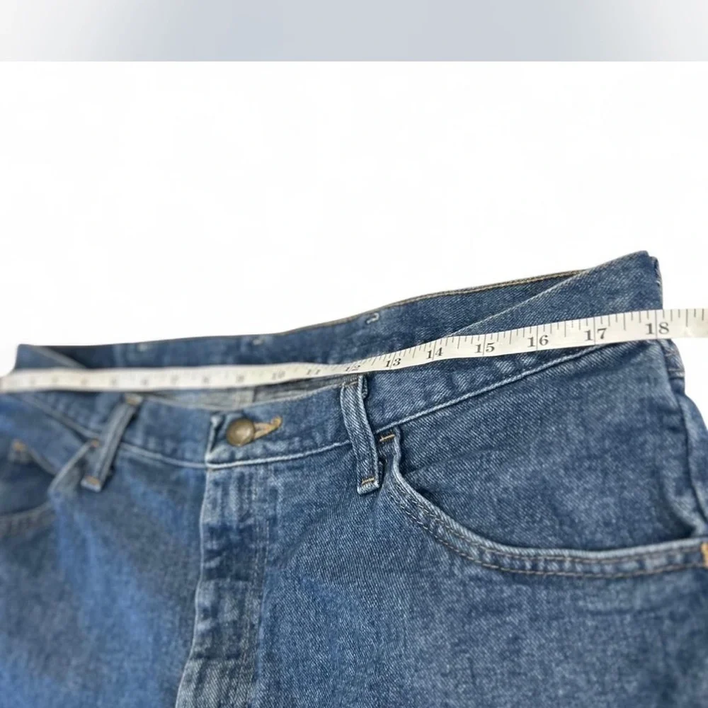Y2K |Wrangler| Blue Jean Bermuda Jorts Relaxed Fit 100% Cotton Men's Size 36